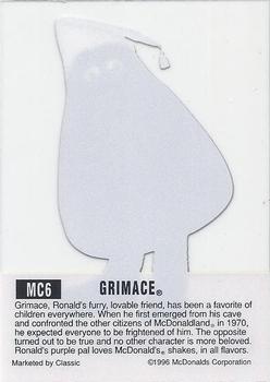 1996 Classic McDonald's - Cels #MC6 Grimace Back