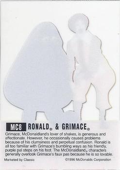 1996 Classic McDonald's - Cels #MC8 Ronald & Grimace Back