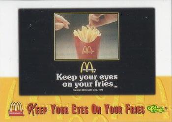 1996 Classic McDonald's - Cels #MC17 Keep Your Eyes On Your Fries - 1978 Advertising Campaign Front