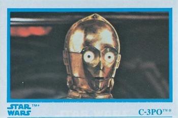 1984 Kellogg's Star Wars #4 C-3PO Front