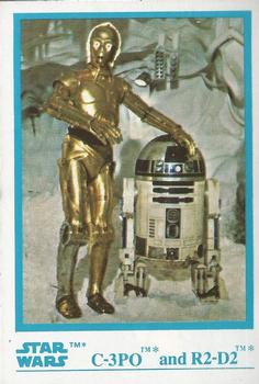 1984 Kellogg's Star Wars #5 C-3PO / R2-D2 Front