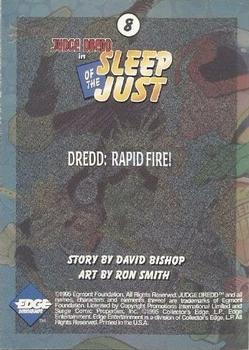 1995 Edge Entertainment Judge Dredd: The Epics - Sleep of The Just #8 Page 8 Back