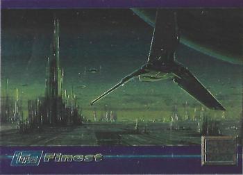 1994 Topps Finest Star Wars Galaxy Magazine #SWGM2 Imperial Shuttle Front