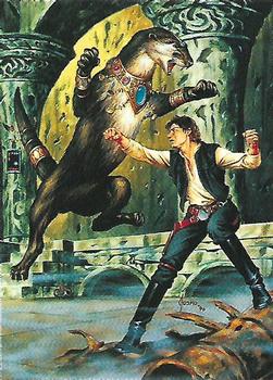 1996 Topps Star Wars Galaxy Magazine Cover Gallery #C3 Han Solo Front
