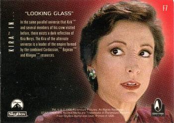 1996 SkyBox 30 Years of Star Trek Phase Two - Dopplegangers #F7 Kira Back