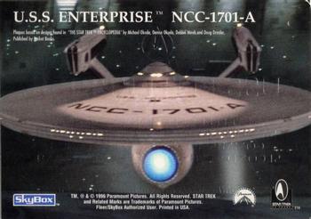 1995 SkyBox 30 Years of Star Trek Phase One - Registry Plaques #R-2 NCC-1701-A Back