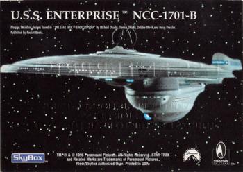 1995 SkyBox 30 Years of Star Trek Phase One - Registry Plaques #R-3 NCC-1701-B Back