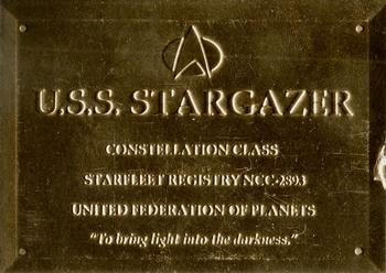 1995 SkyBox 30 Years of Star Trek Phase One - Registry Plaques #R-6 U.S.S. Stargazer Front