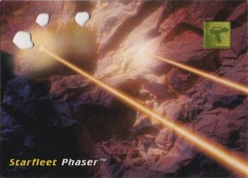 1995 SkyBox 30 Years of Star Trek Phase One - Die Cut Technology #D2 Starfleet Phaser Front