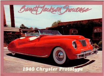 1996 Barrett Jackson Showcase #7 1940 Chrysler Prototype Front