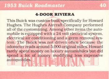 1996 Barrett Jackson Showcase #40 1953 Buick Roadmaster Back