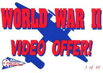 1992 Pacific The Story of World War II - War Video Offer Cards #3 of 10 Remember Pearl Harbor Front