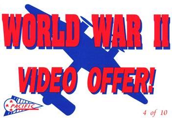1992 Pacific The Story of World War II - War Video Offer Cards #4 of 10 The Battle of Britain Front