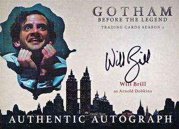 2017 Cryptozoic Gotham Season 2 - Autographs #WB Will Brill Front