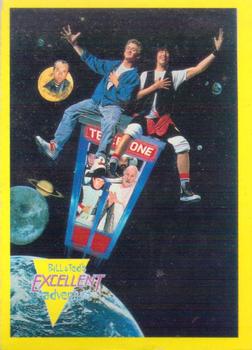 1991 Merlin Bill & Ted's Totally Excellent Collector Cards #1 Title Card/Bill & Ted Speak Front