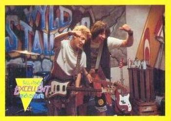 1991 Merlin Bill & Ted's Totally Excellent Collector Cards #3 Bill & Ted 