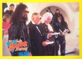 1991 Merlin Bill & Ted's Totally Excellent Collector Cards #73 Distinguished and most non-bogus guest lecturers include Front