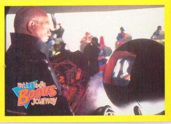 1991 Merlin Bill & Ted's Totally Excellent Collector Cards #83 De Nomolos watches evil Bill & Ted on a Monitor Front