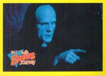 1991 Merlin Bill & Ted's Totally Excellent Collector Cards #100 Bill & Ted meet Death, The Grim Reaper dude Front