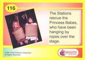 1991 Merlin Bill & Ted's Totally Excellent Collector Cards #116 The Stations rescue the princess babes, Back