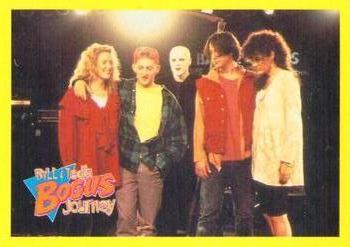 1991 Merlin Bill & Ted's Totally Excellent Collector Cards #120 Rufus Reunited with his amigos and explains that Front