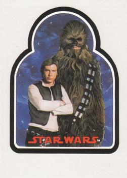 2017 Topps Star Wars 1978 Sugar Free Wrappers #NNO Han Solo & Chewbacca Front