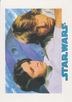 2017 Topps Star Wars 1978 Sugar Free Wrappers #NNO Princess Leia Organa & Luke Skywalker Front