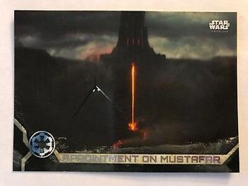 2017 Topps Star Wars Rogue One Series 2 - Black #36 Appointment on Mustafar Front