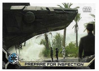 2017 Topps Star Wars Rogue One Series 2 - Black #50 Prepare for Inspection Front