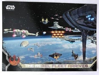 2017 Topps Star Wars Rogue One Series 2 - Black #60 The Rebel Fleet Arrives Front
