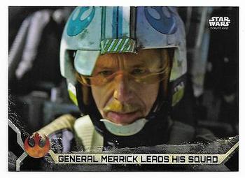 2017 Topps Star Wars Rogue One Series 2 - Black #63 General Merrick Leads His Squad Front