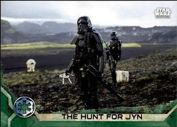2017 Topps Star Wars Rogue One Series 2 - Green #5 The Hunt for Jyn Front