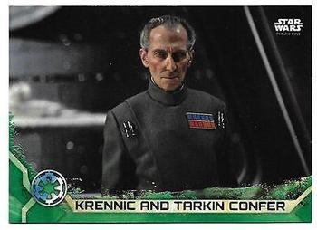 2017 Topps Star Wars Rogue One Series 2 - Green #13 Krennic and Tarkin Confer Front
