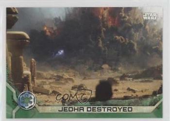 2017 Topps Star Wars Rogue One Series 2 - Green #25 Jedha Destroyed Front