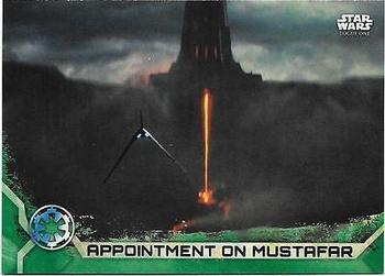 2017 Topps Star Wars Rogue One Series 2 - Green #36 Appointment on Mustafar Front
