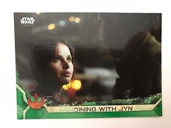 2017 Topps Star Wars Rogue One Series 2 - Green #44 Joining with Jyn Front