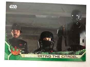 2017 Topps Star Wars Rogue One Series 2 - Green #51 Infiltrating the Citadel Front