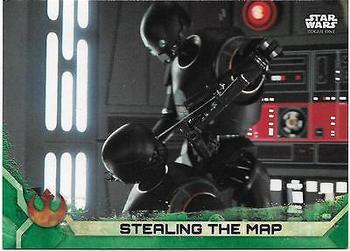 2017 Topps Star Wars Rogue One Series 2 - Green #56 Stealing the Map Front