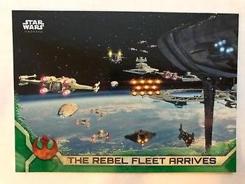 2017 Topps Star Wars Rogue One Series 2 - Green #60 The Rebel Fleet Arrives Front