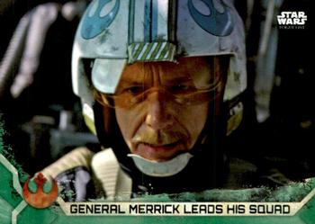 2017 Topps Star Wars Rogue One Series 2 - Green #63 General Merrick Leads His Squad Front