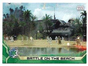 2017 Topps Star Wars Rogue One Series 2 - Green #80 Battle on the Beach Front