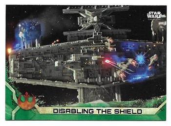 2017 Topps Star Wars Rogue One Series 2 - Green #87 Disabling the Shield Front