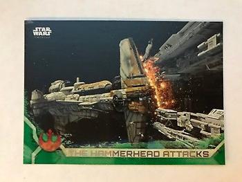 2017 Topps Star Wars Rogue One Series 2 - Green #89 The Hammerhead Attacks Front