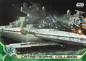 2017 Topps Star Wars Rogue One Series 2 - Green #90 Catastrophic Collision Front
