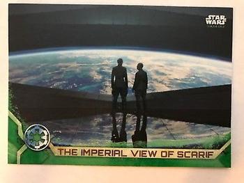 2017 Topps Star Wars Rogue One Series 2 - Green #97 The Imperial View of Scarif Front