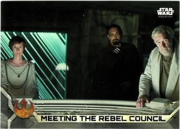 2017 Topps Star Wars Rogue One Series 2 - Gray #10 Meeting the Rebel Council Front