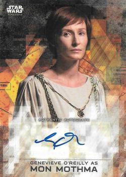 2017 Topps Star Wars Rogue One Series 2 - Autographs #A-GO Genevieve O'Reilly Front