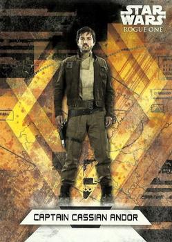 2017 Topps Star Wars Rogue One Series 2 - Character Stickers #NNO Captain Cassian Andor Front