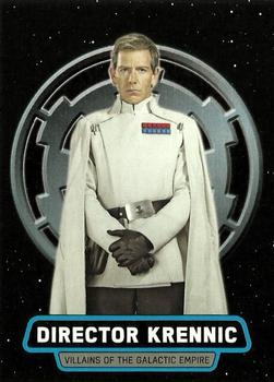 2017 Topps Star Wars Rogue One Series 2 - Villains of the Galactic Empire #VG-3 Director Krennic Front