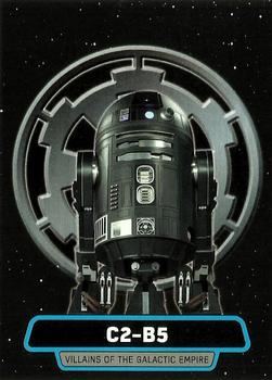 2017 Topps Star Wars Rogue One Series 2 - Villains of the Galactic Empire #VG-4 C2-B5 Front
